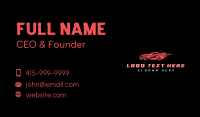 Race Car Automotive Business Card Design