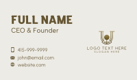 Interview Business Card example 3