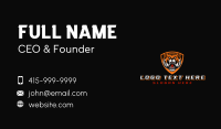 Wild Tiger Shield Business Card