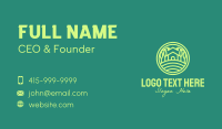 Green Eco House Cabin Business Card