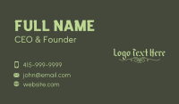 Roman Business Card example 3