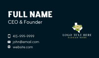 Texas Nymphaea Flower Business Card Design