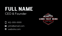 Garage Business Card example 2