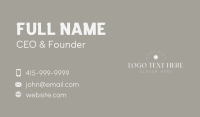 Elegant General Wordmark Business Card