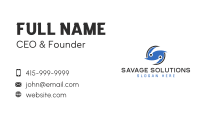 Tech Letter S Business Card Image Preview