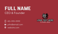 Wolf Beast Gamer Business Card