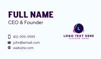 Media Business Card example 3