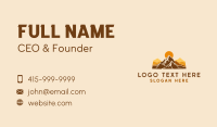 Sunset Mountain Hiking Business Card