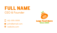 Tangerine Business Card example 3