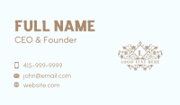 Elegant Fashion Wedding Business Card