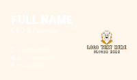 Angry Lion Character Business Card