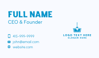 Shiny Janitorial Bucket Business Card Design
