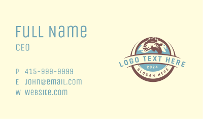 Ocean Fish Market  Business Card Image Preview