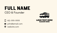 American Delivery Truck Business Card Design