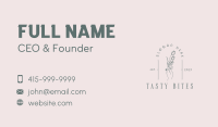 Feminine Beauty Salon Business Card