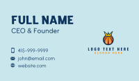 Basketball Olympic Crown Business Card