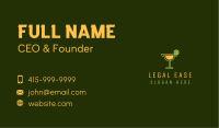 Lime Margarita Cocktail Business Card