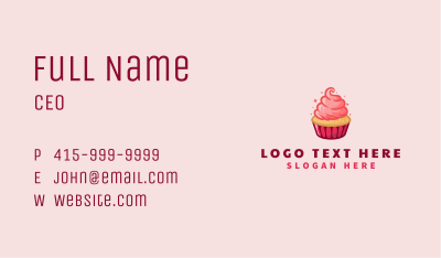 Confectionary Pastry Bakery Business Card