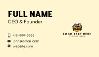 Cool Sunglasses Burger Business Card Design