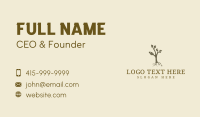 Growing Tree Root Business Card