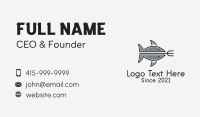 Tuna Fishing Trident Business Card