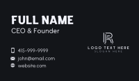 Media Advertising Startup Business Card