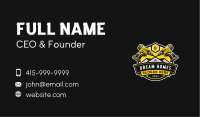 House Drill Construction Business Card