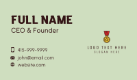Medal Business Card example 3