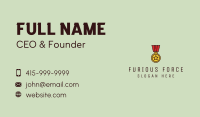 Military Medal Award  Business Card Image Preview