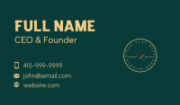 Gold Regal Lettermark Business Card