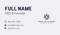 Upscale Shield Royalty Business Card