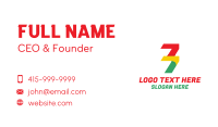 Seven Business Card example 1