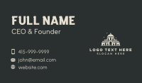 Temple Building Landmark Business Card Design