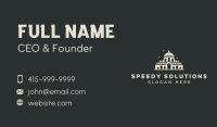 Temple Building Landmark Business Card