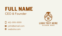 Home Property Carpentry Business Card