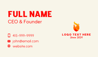 Flame Gas Energy  Business Card