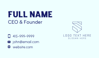 Letter S Shield Business Card