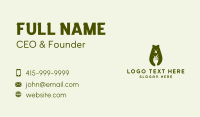 Green Bear Grass  Business Card