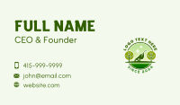 Gardening Lawn Mower Business Card Design