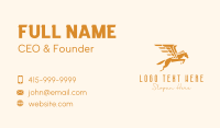 Golden Winged Horse Business Card