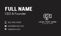 Minimalist Video Camera Business Card