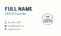 Organic Salad Restaurant Business Card