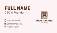 Coffe Shop Business Card example 3