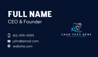 Dental Clean Tooth Business Card