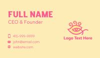 Mystic Eye Eyelash Business Card