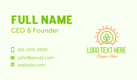 Natura Plant Sun Business Card