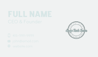 Stylist Makeup Wordmark Business Card Design