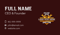 Hammer Wrench Builder Business Card Design