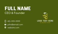Golf Flag Twister Business Card Design