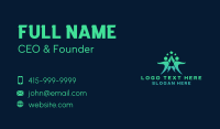 Human Friend Support Business Card Design